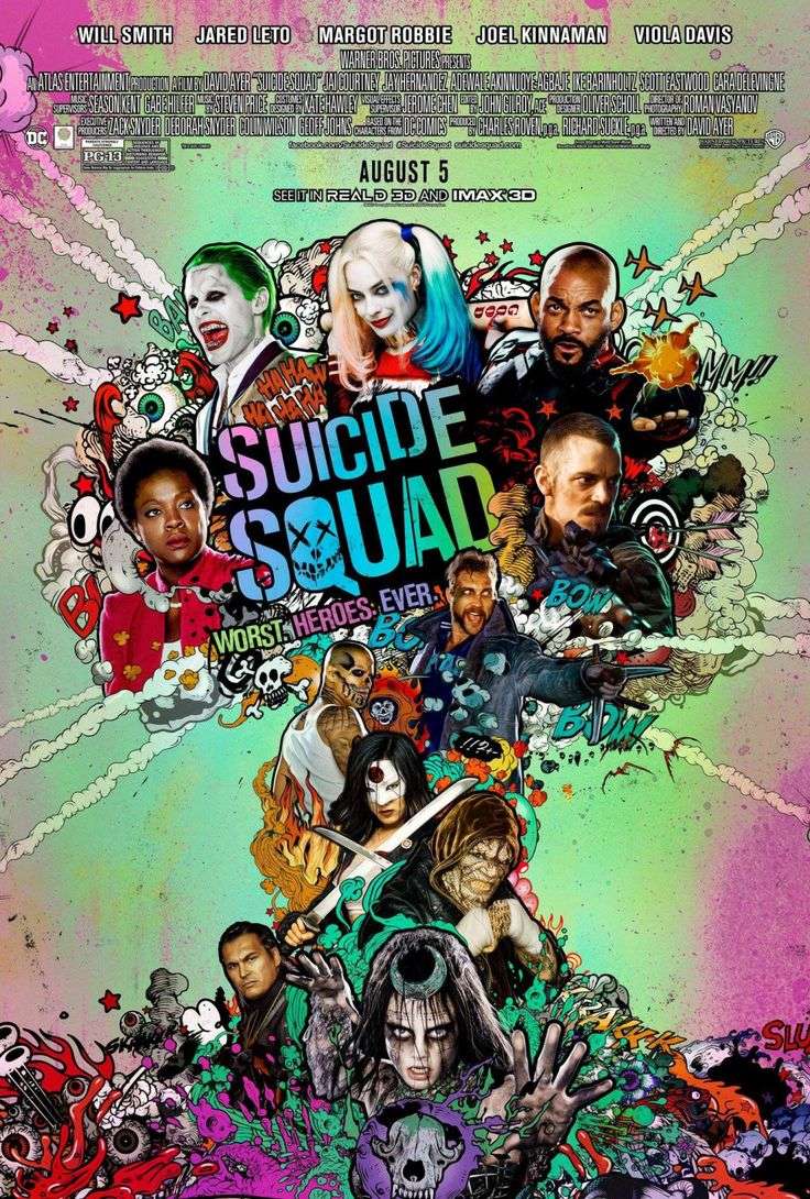 Suicide Squad Printable Poster MyPosterCollection.com official poster